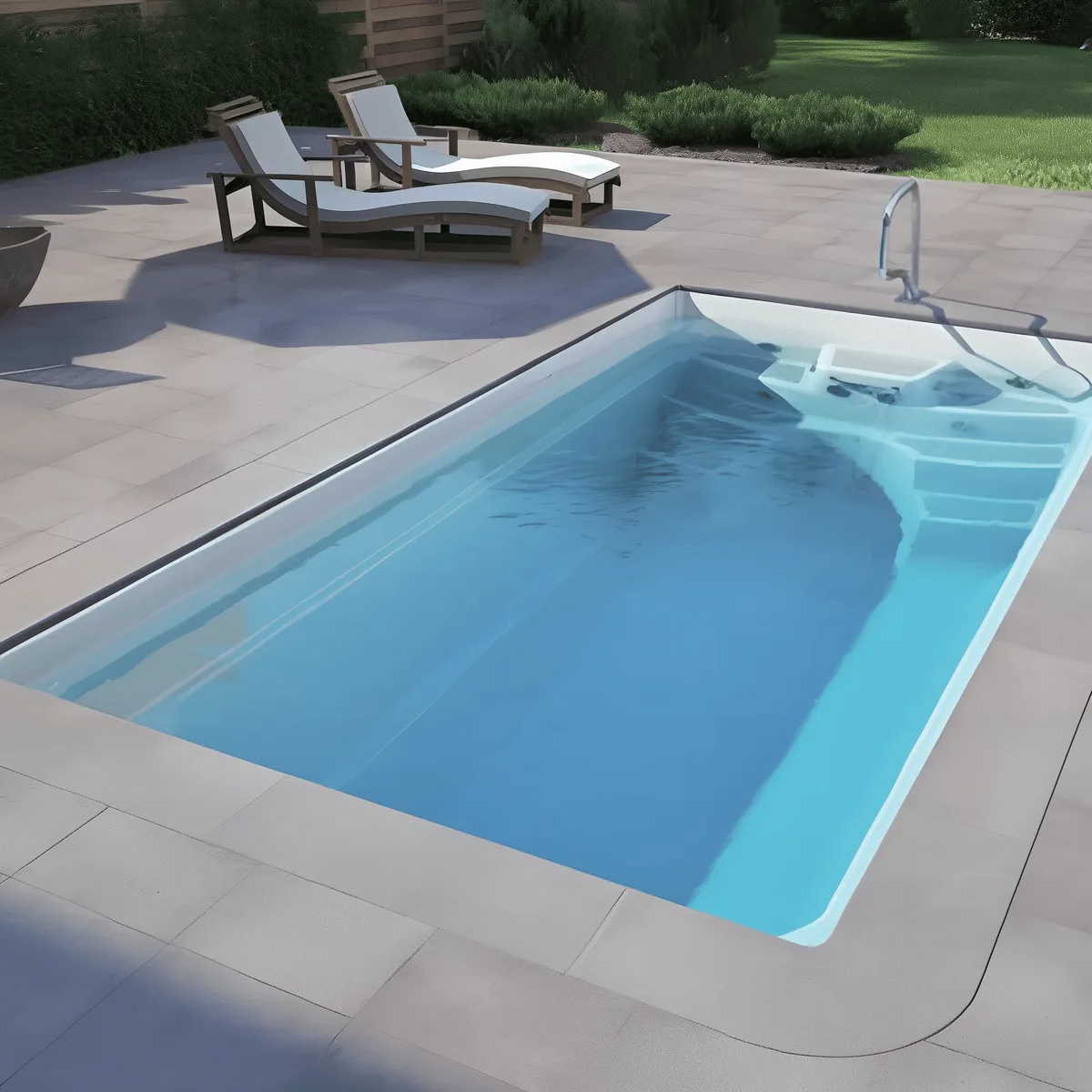 Композитный бассейн Laguna 5 — вид сверху в Серпухове