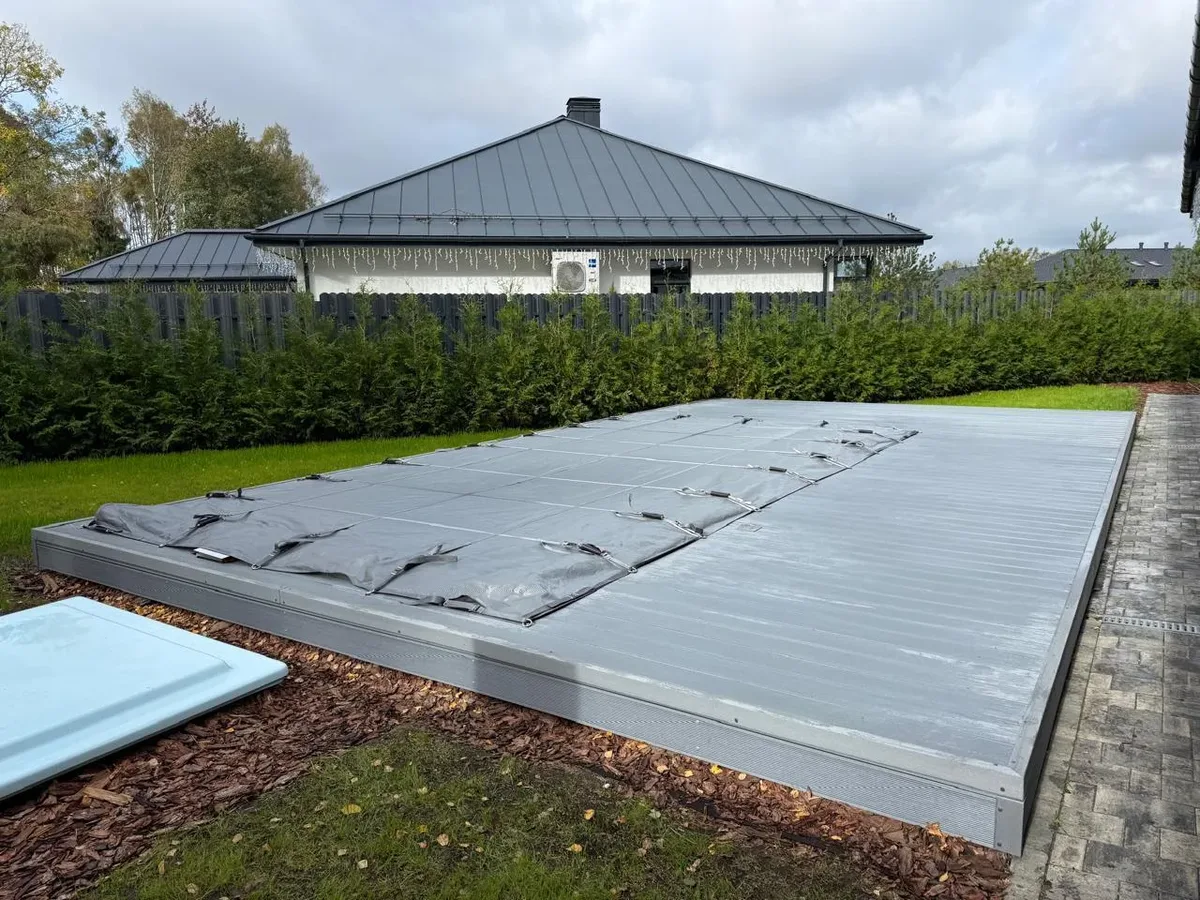 Покрывало Laguna Cover Mesh — установка в Серпухове