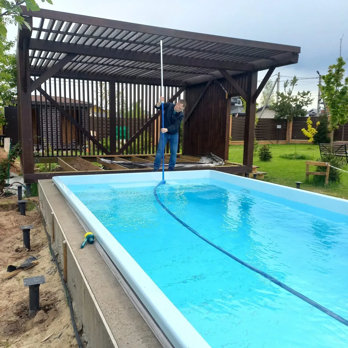 Копинговый бордюрный камень для бассейна Laguna в Серпухове