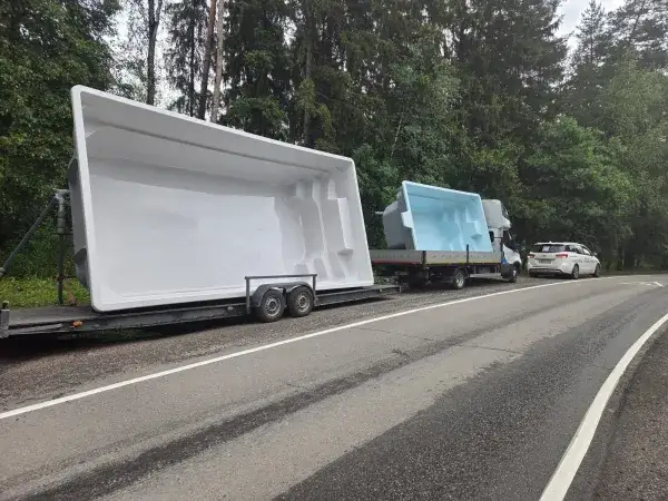 Доставка бассейна в Серпухове